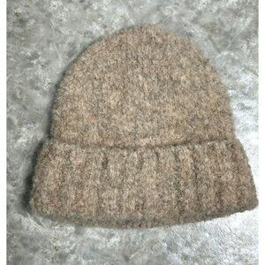 C.C Women's Knit Beanie Hat in Cream - One Size